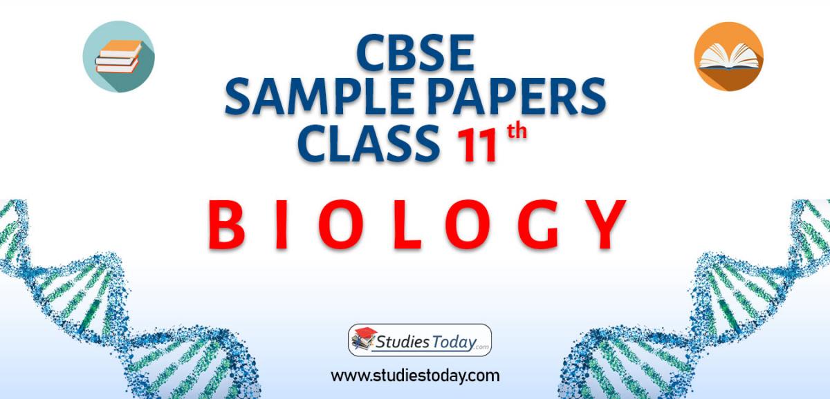 CBSE Sample Paper for Class 11 Biology
