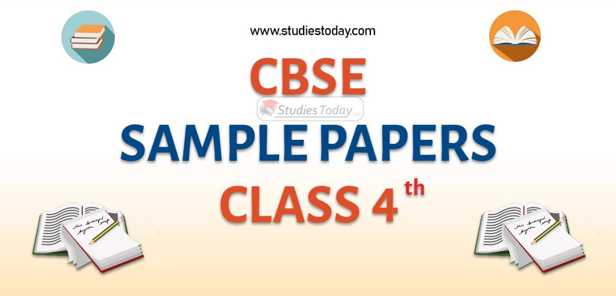 CBSE Sample Paper for Class 4 