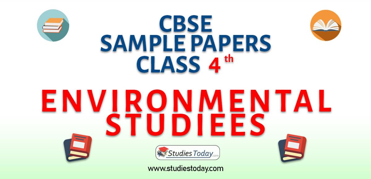CBSE Sample Paper for Class 4 Environmental Studies