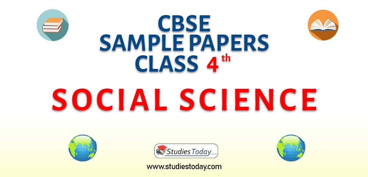 CBSE Sample Paper for Class 4 Social Science