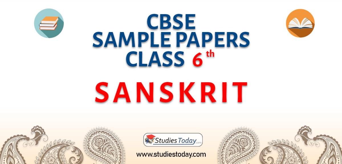 CBSE Sample Paper for Class 6 Sanskrit