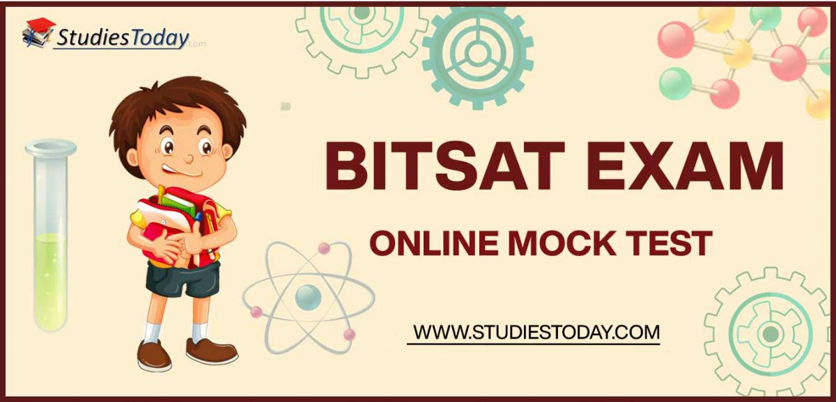 BITSAT Free Online Mock tests