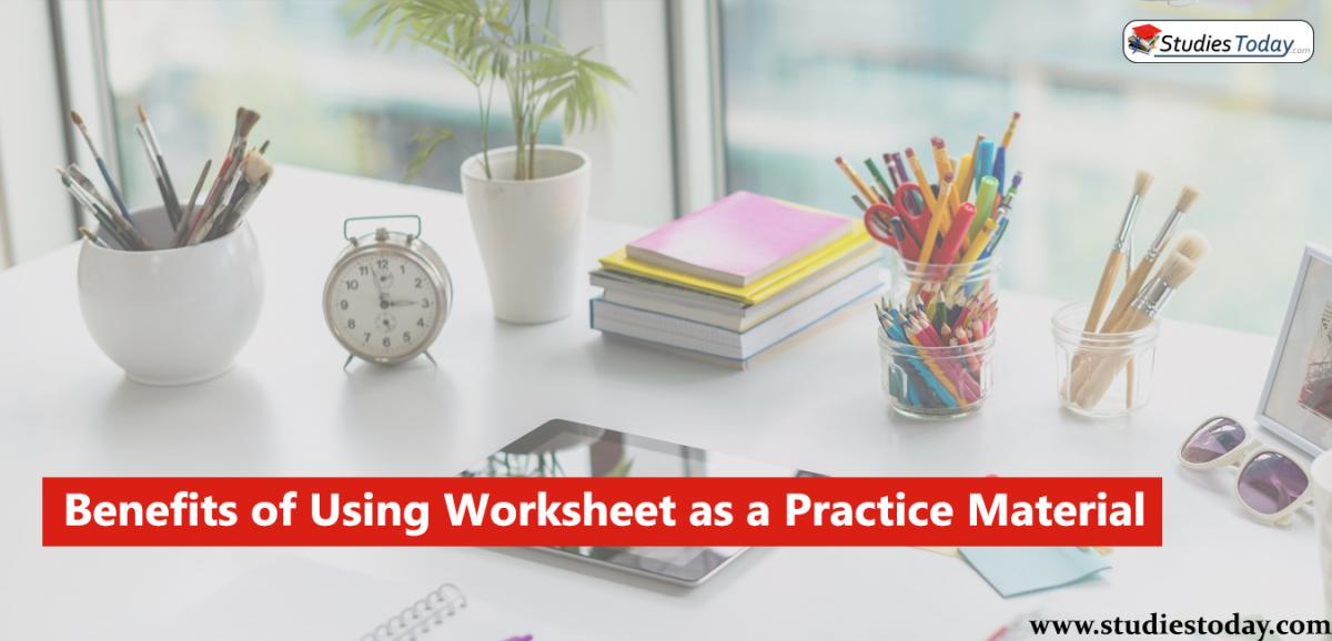 Printable practice worksheets for Class 1 to 12