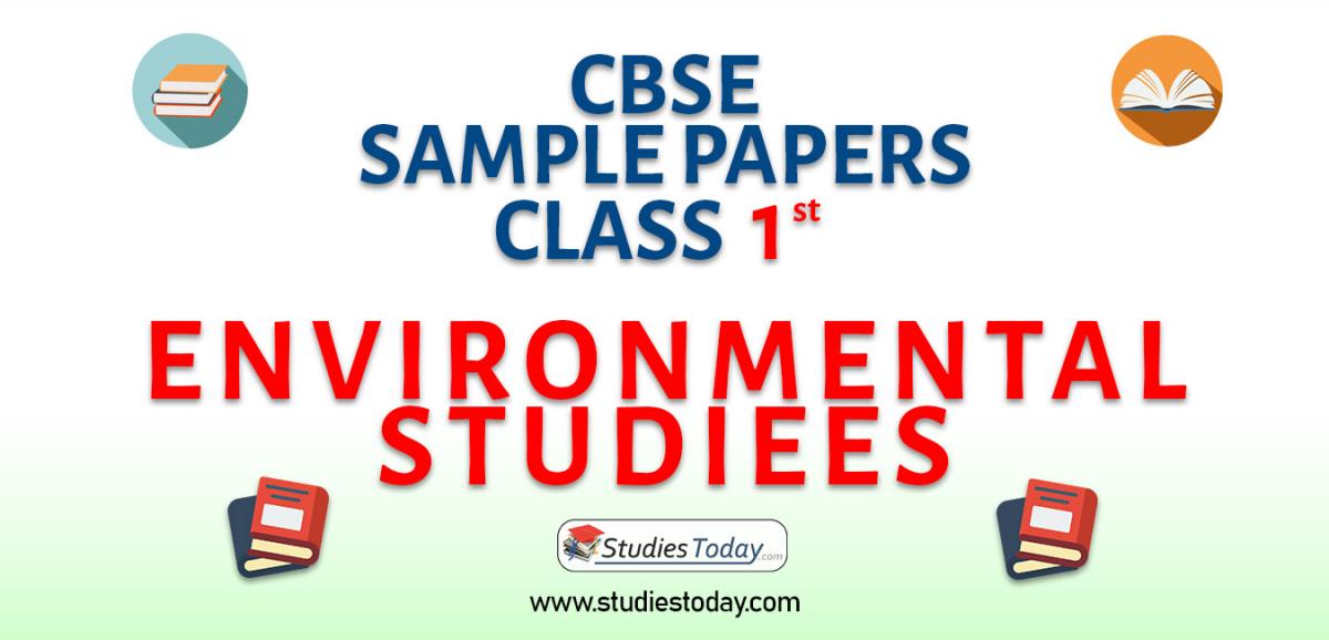 CBSE Sample Paper for Class 1 Environmental Studies