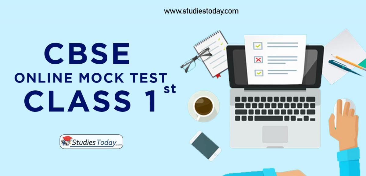 CBSE Class 1 Online Mock Test