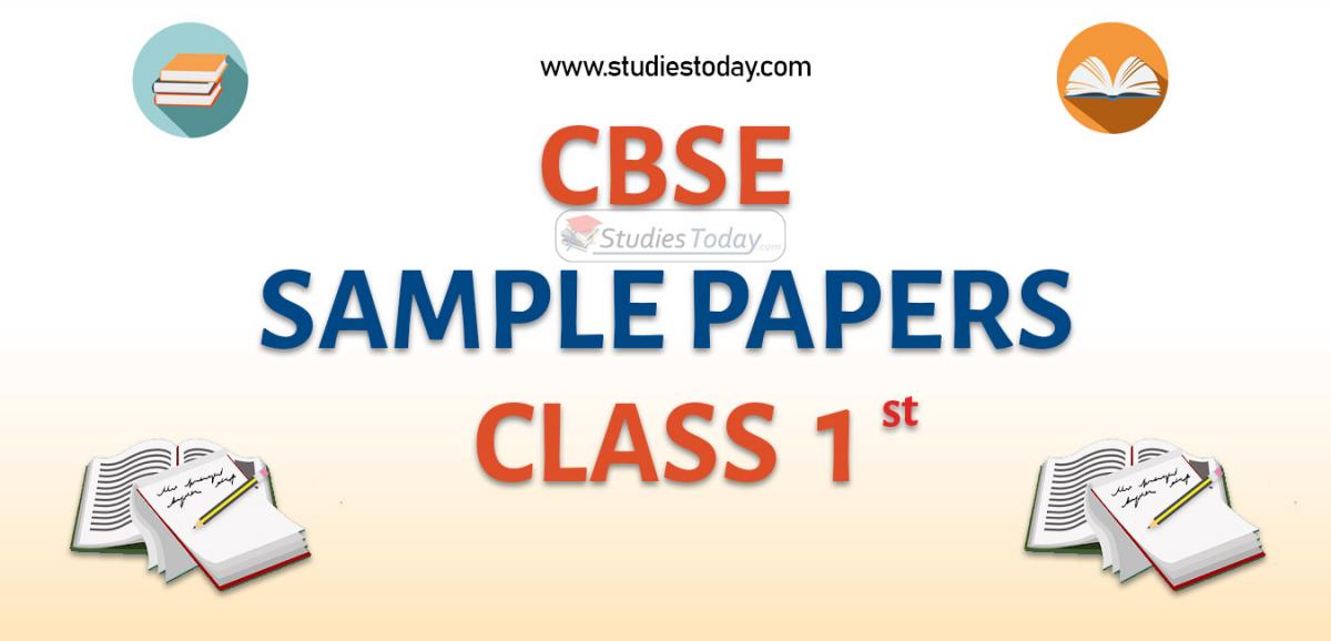 CBSE Sample Paper for Class 1 