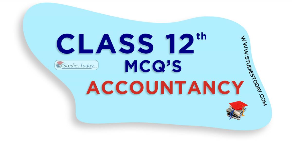 CBSE Class 12 Accountancy MCQs