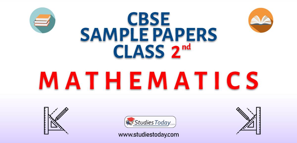 CBSE Sample Paper for Class 2 Mathematics
