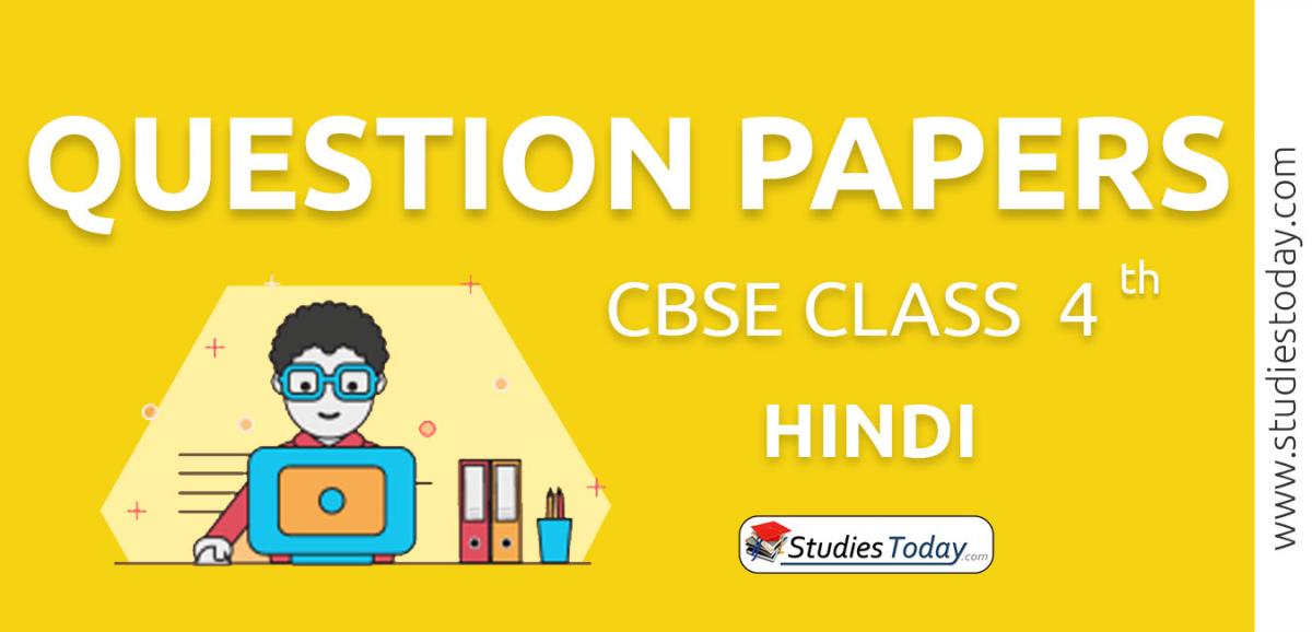 CBSE Class 4 Hindi Question Papers