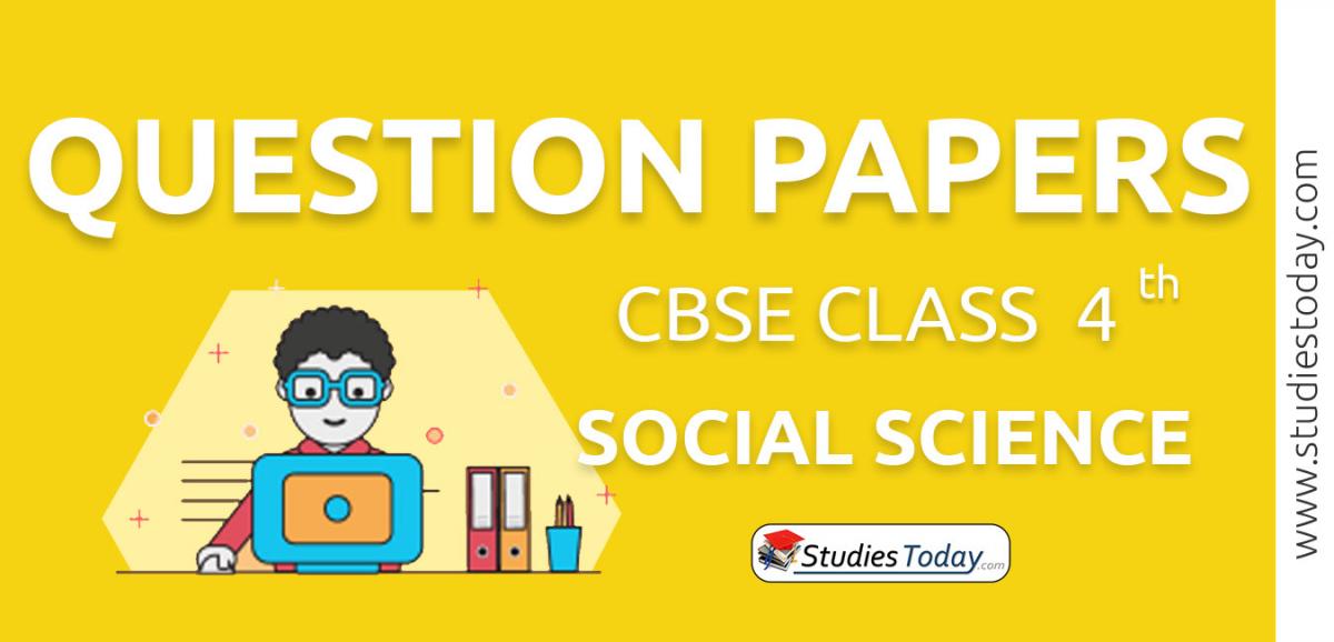 CBSE Class 4 Social Science Question Papers
