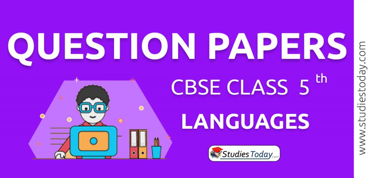 CBSE Class 5 Languages Question Papers