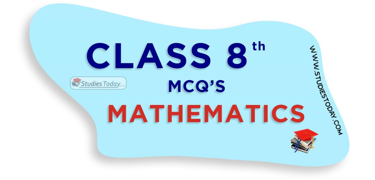 CBSE Class 8 Mathematics MCQs
