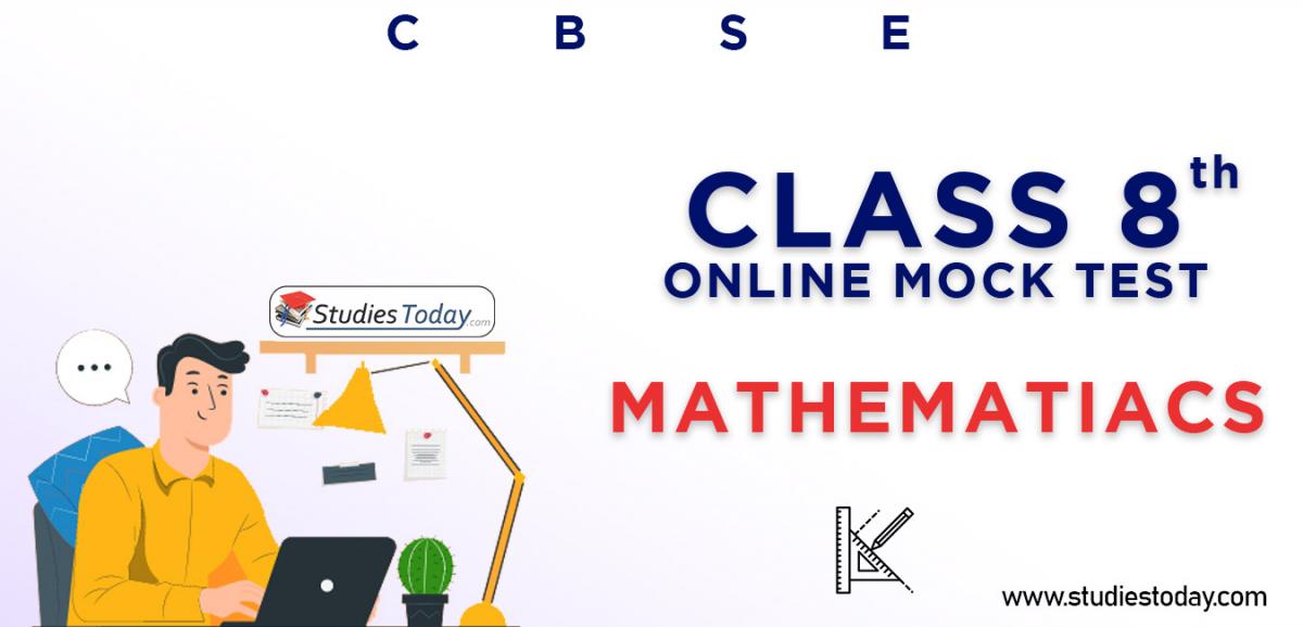 CBSE Class 8 Mathematics Online Mock Test