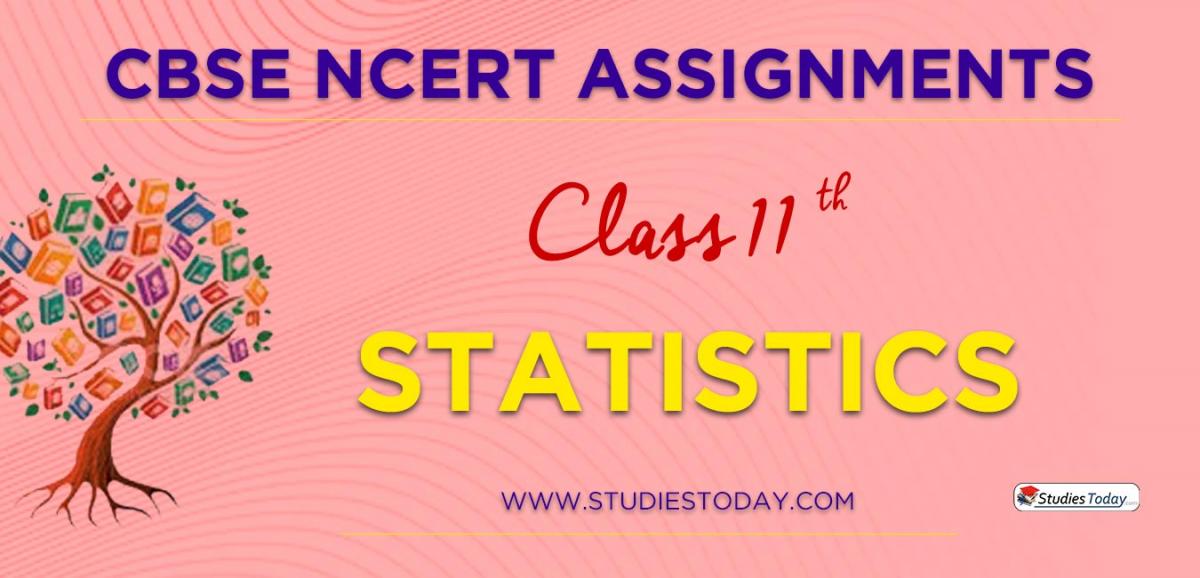 CBSE NCERT Assignments for Class 11 Statistics