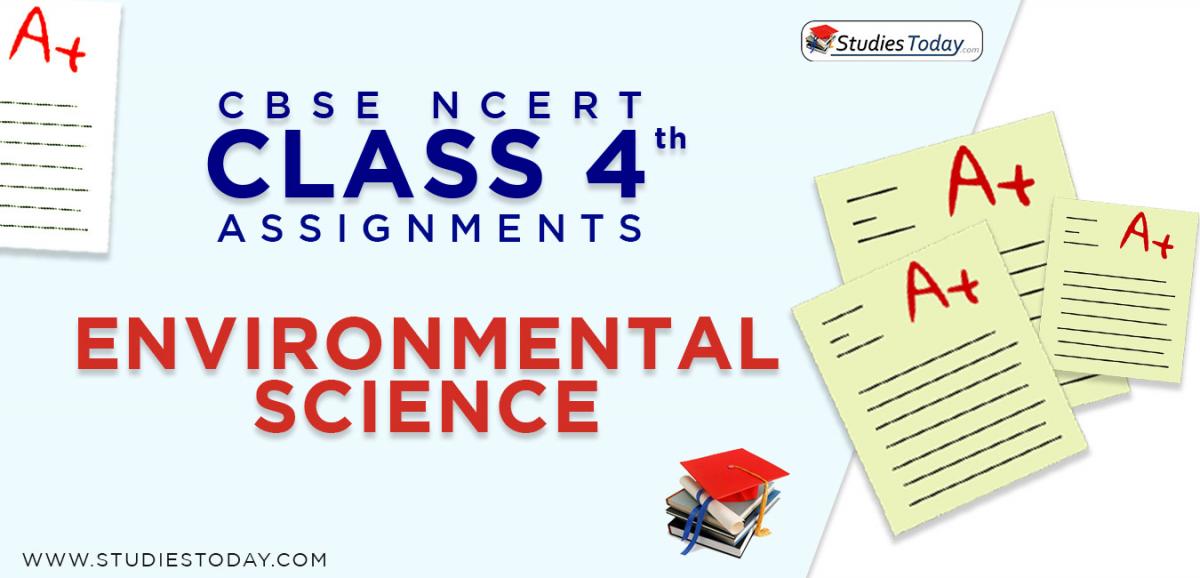 CBSE NCERT Assignments for Class 4 Environmental Studies