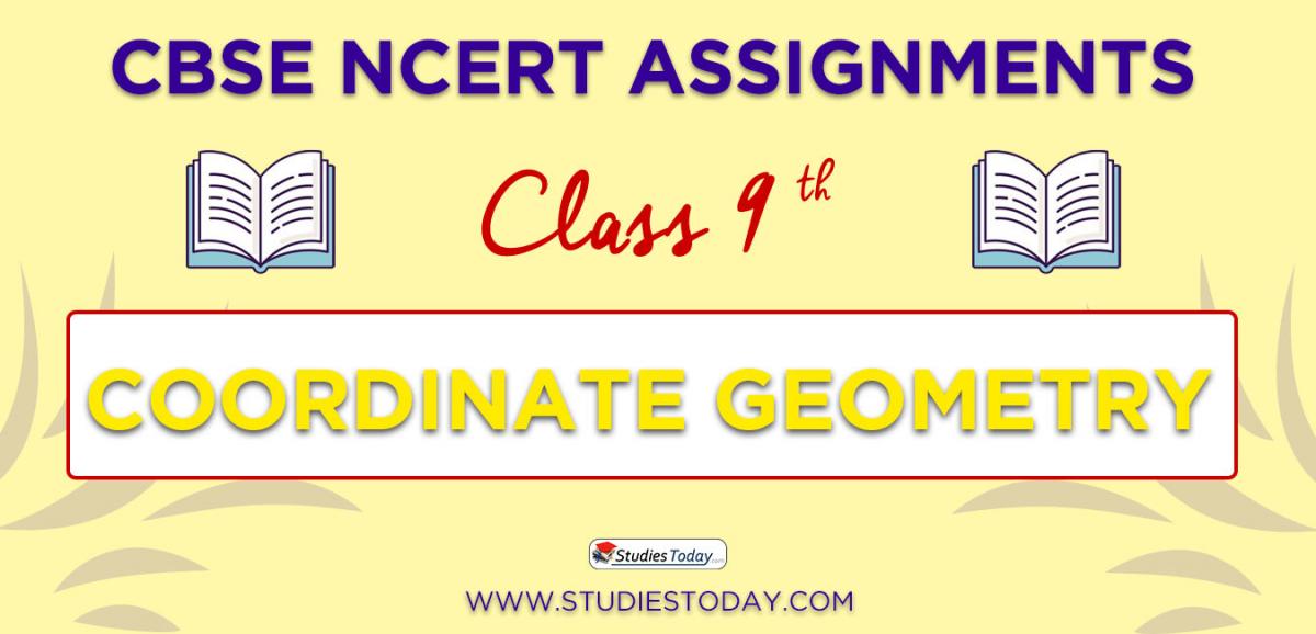 CBSE NCERT Assignments for Class 9 Coordinate Geometry