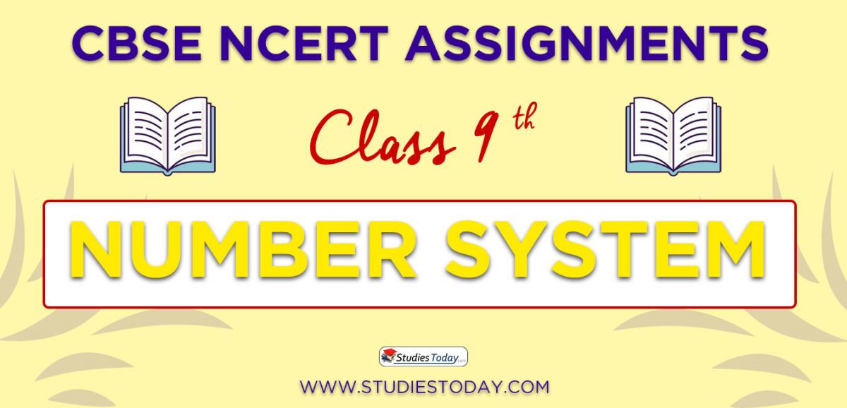 CBSE NCERT Assignments for Class 9 Number System