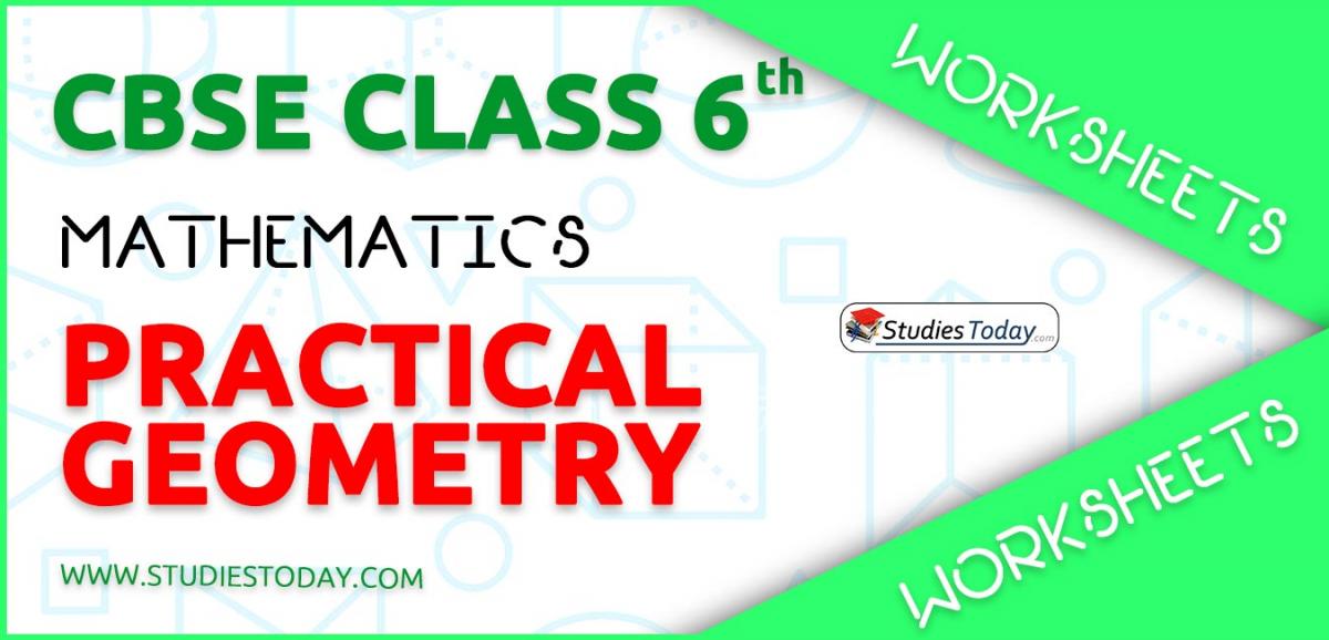 CBSE NCERT Class 6 Practical Geometry Worksheets