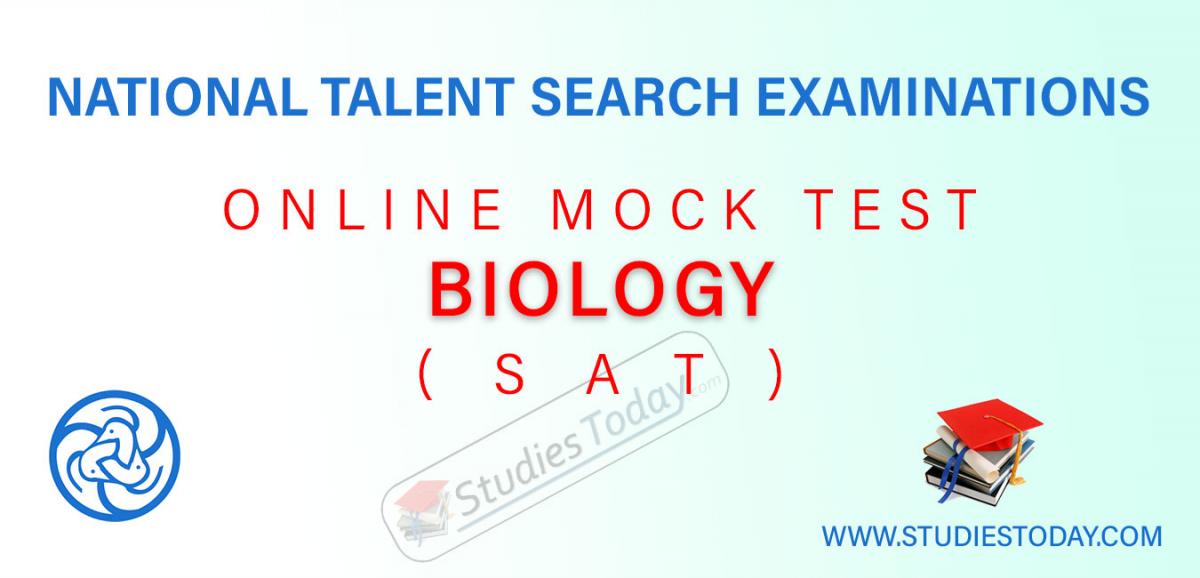 NTSE SAT Biology Online Mock Tests