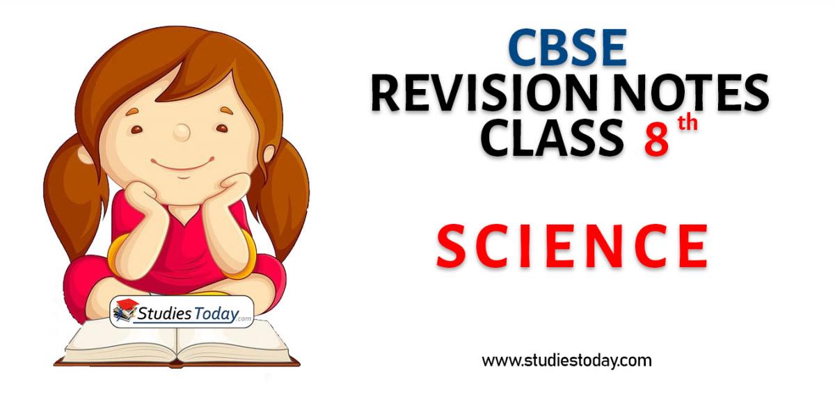 Revision Notes for CBSE Class 8 Science
