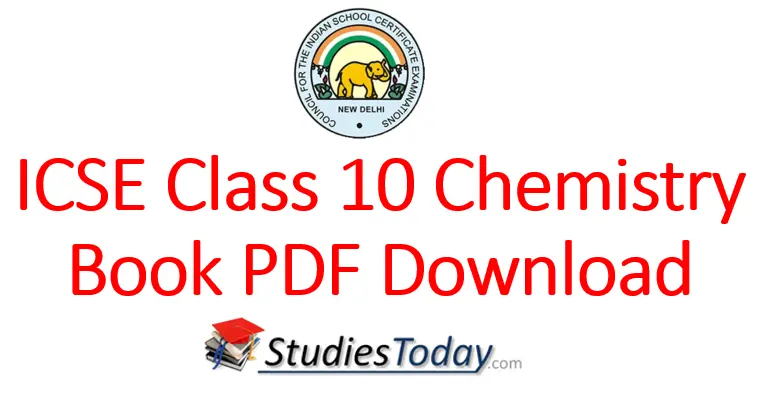 ICSE Class 10 Chemistry Book PDF Download