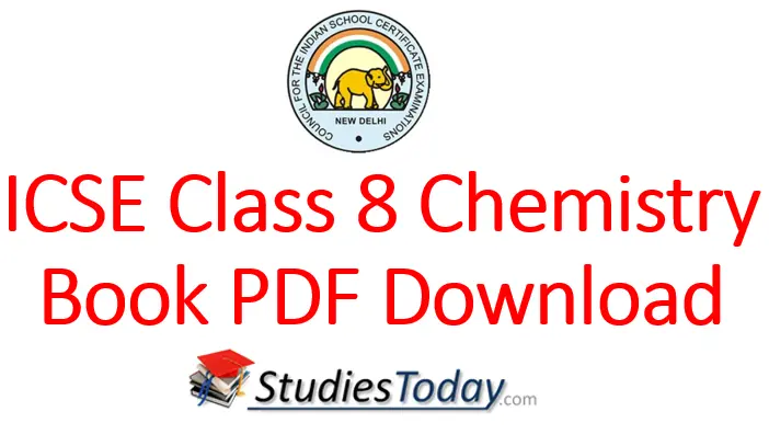 ICSE Class 8 Chemistry Book PDF Download