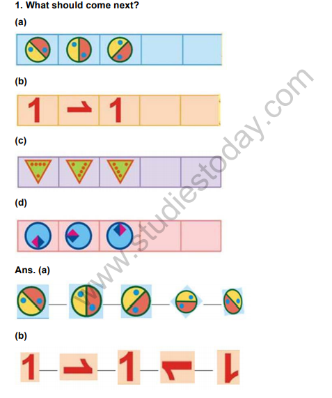 Can You See The Pattern Class 5 Worksheets