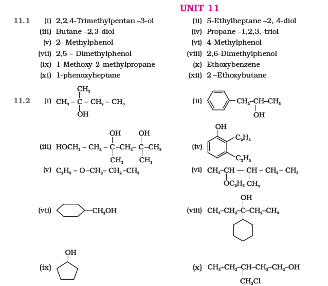 NCERT Class 12 Chemistry Answers and Solutions