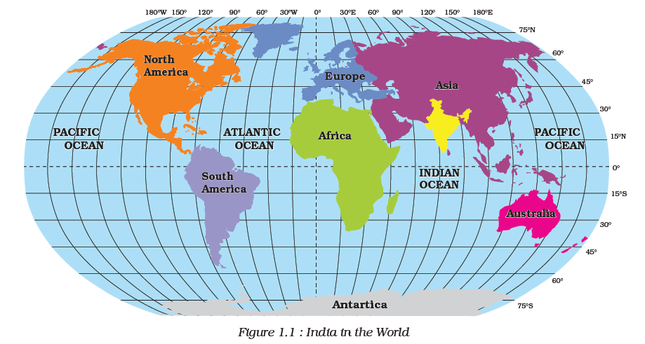 NCERT Class 9 Geography Contemporary India India Size And Location