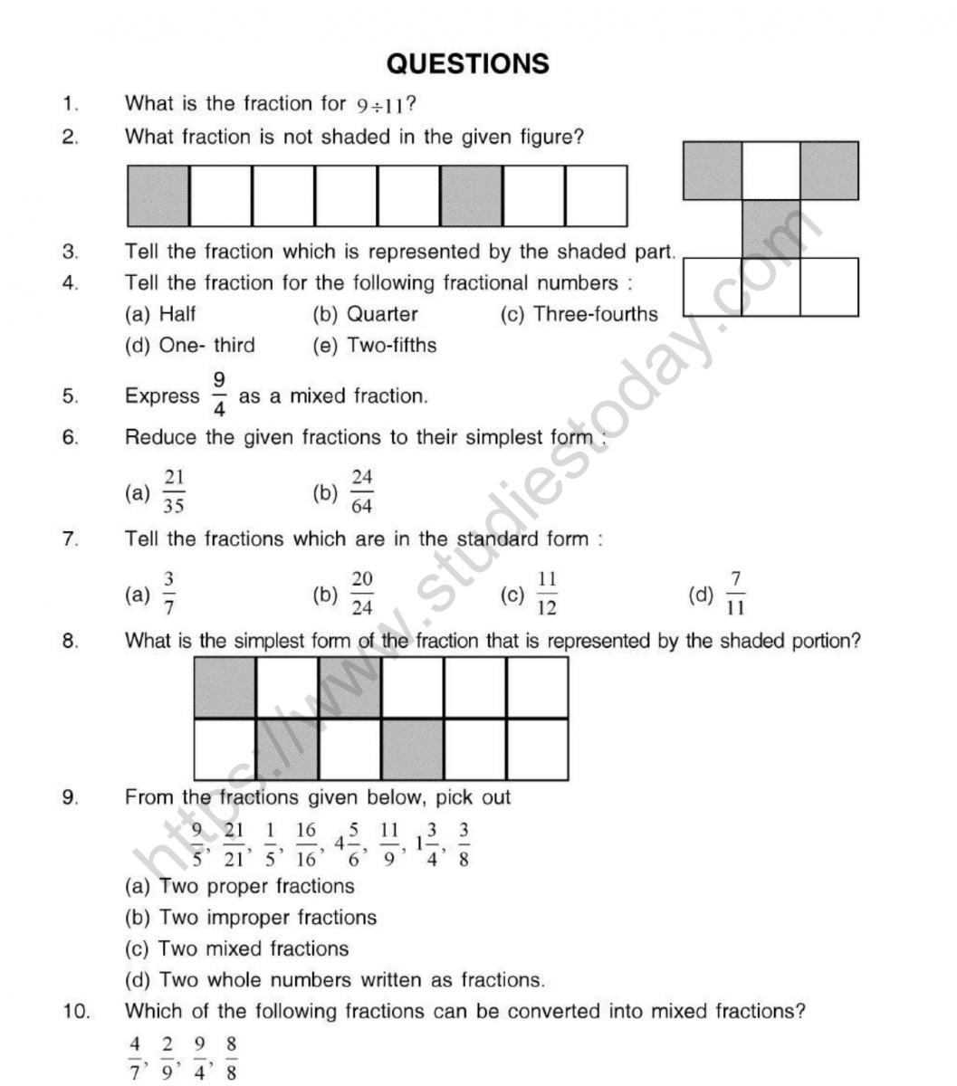 Equivalent Fractions Worksheets Grade 3 Pdf Kidsworksheetfun Grade 6 Math Worksheet Fractions