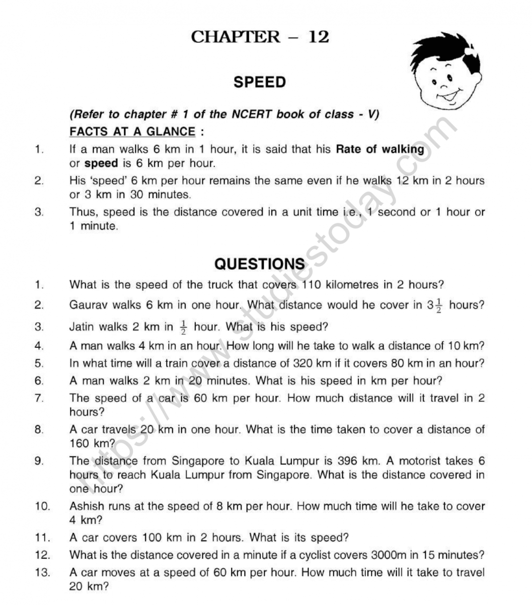 CBSE Class 22 Mental Maths Speed Worksheet Throughout Speed Practice Problems Worksheet