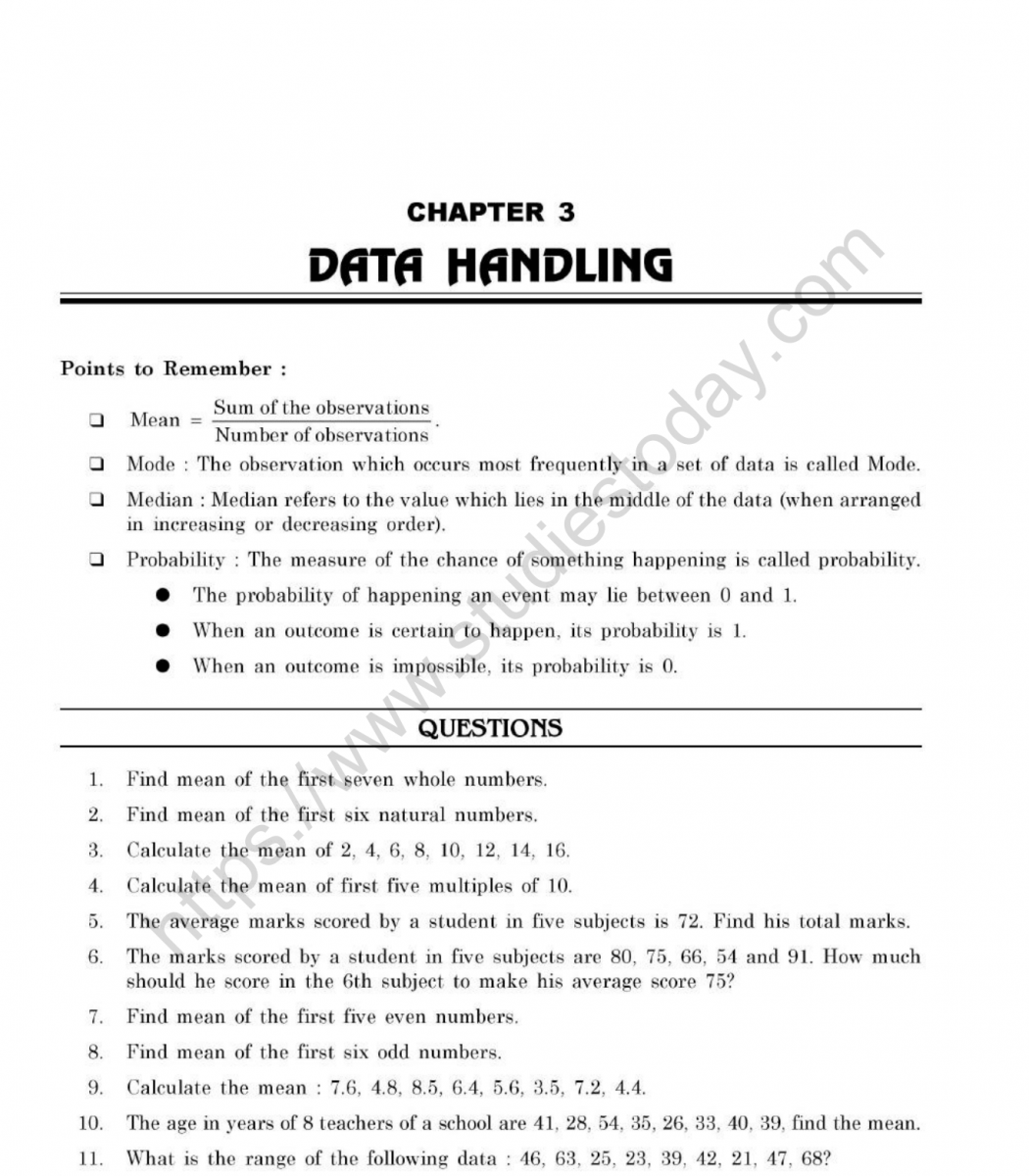 cbse-class-7-mental-maths-data-handling-worksheet