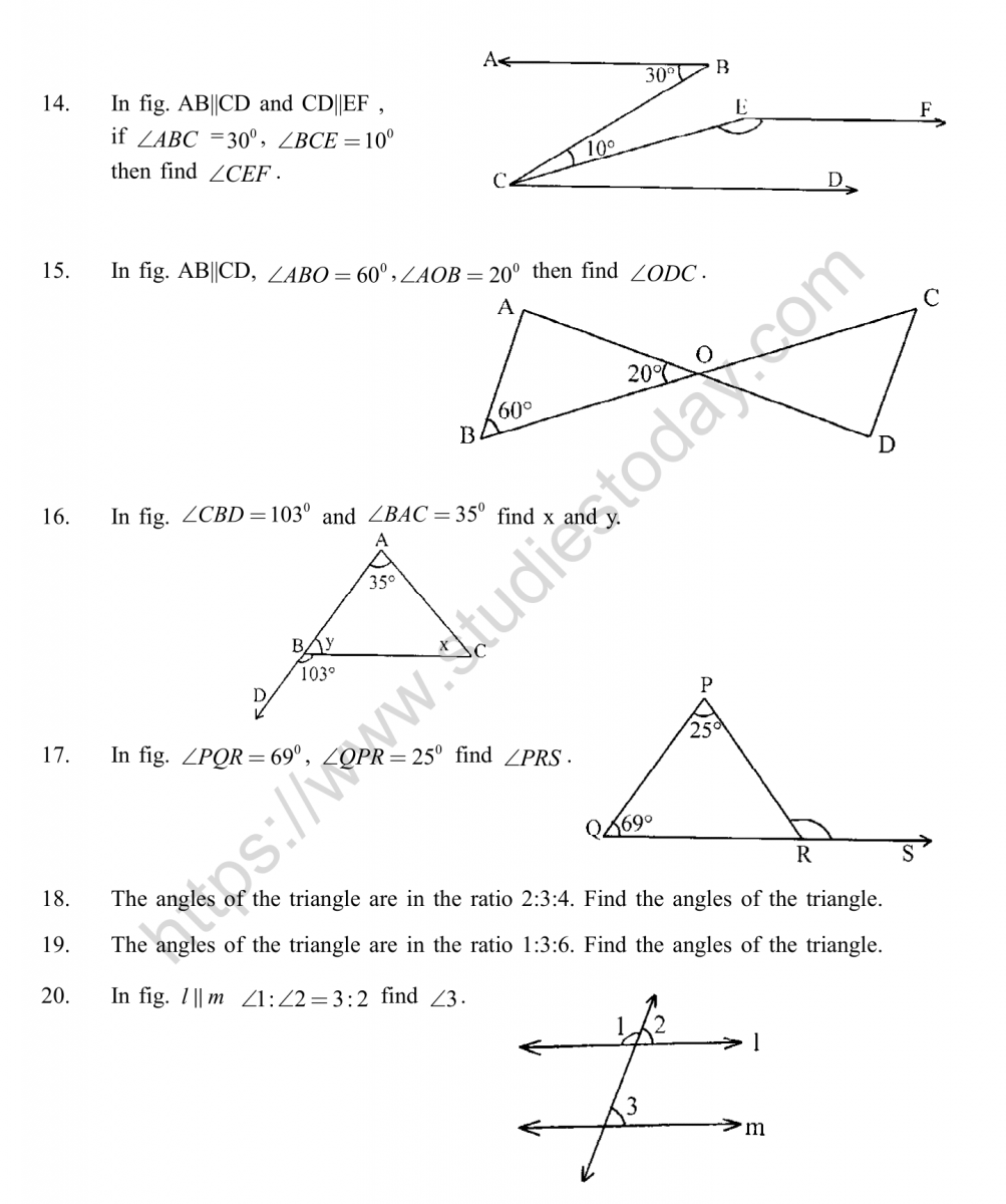 cbse-class-9-mental-maths-lines-and-angles-worksheet