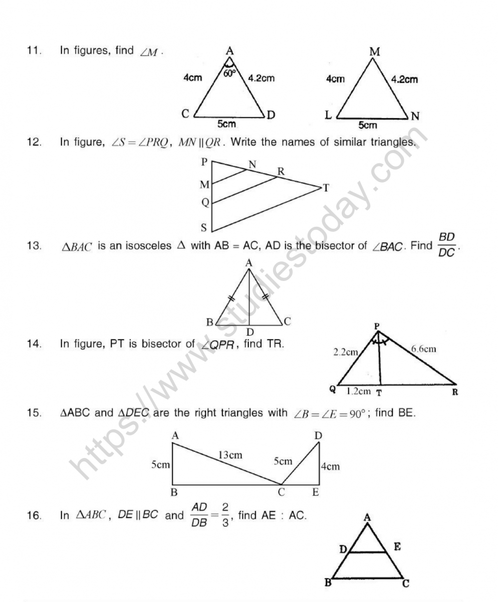 31 Similar Triangles Worksheet With Answers - support worksheet