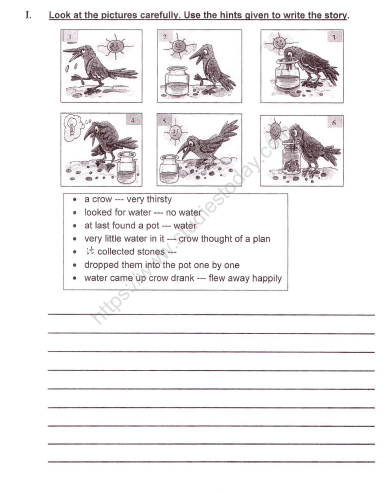 CBSE Class 2 English Practice Worksheets (13) - Creative Writing (1) 1