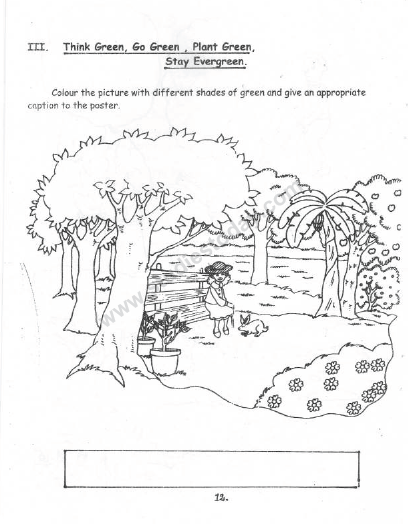 CBSE Class 2 English Worksheet Set A