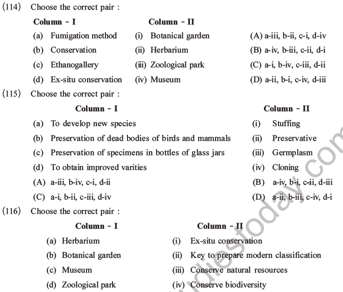 NEET Biology Plant Anatomy Plant Tissues MCQs Set A-62