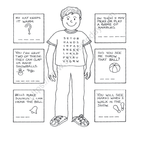 cbse class 2 evs practice body parts worksheet practice