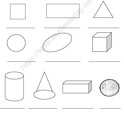 Cbse Class 2 Maths Shapes And Patterns Worksheet