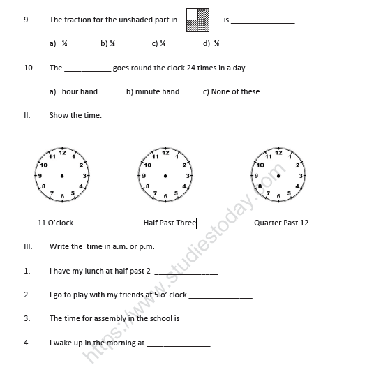 CBSE Class 2 Maths Division Worksheet