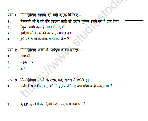 CBSE Class 8 Hindi Sample Paper Set 11 Solved 1