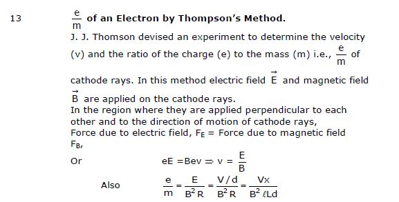 CBSE Class 12 Physics Notes - Dual Nature of Radiation and Matter