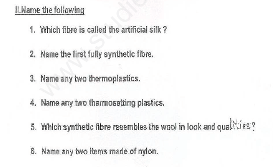 CBSE Class 8 Science - Synthetic Fibres And Plastics (6)