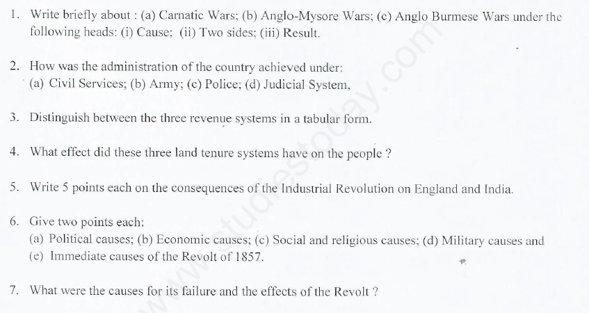 CBSE Class 8 Social Science Assignment (14)