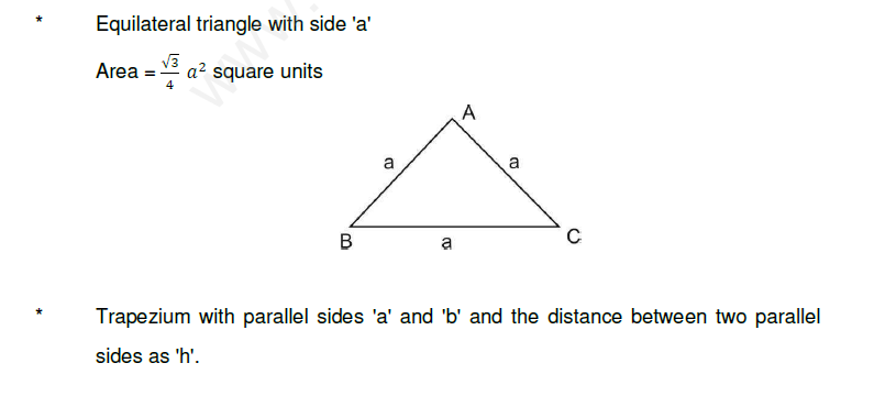 CBSE Class 9 Mathematics Herons Formula Assignment Set G