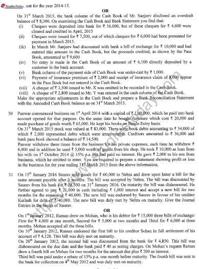 CBSE Class 11 Accountancy Question Paper Set L Solved 4