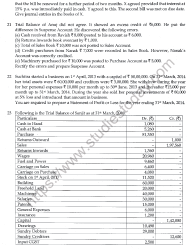 CBSE Class 11 Accountancy Question Paper Set O Solved 4