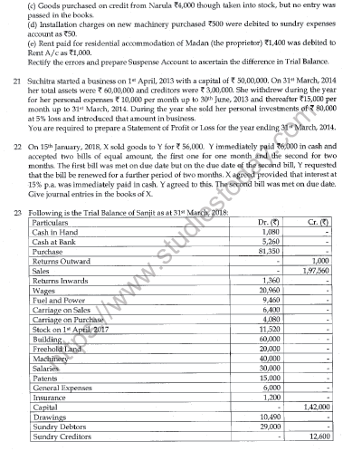 CBSE Class 11 Accountancy Question Paper Set P Solved 4