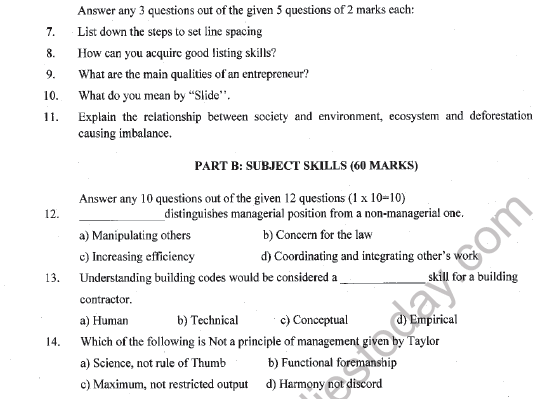 CBSE Class 12 Business Administration Question Paper 2022 Set A Solved 2