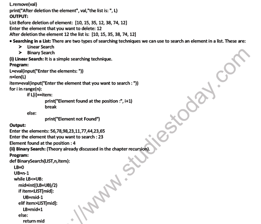CBSE Class 12 Computer Science Data Structures Notes 3